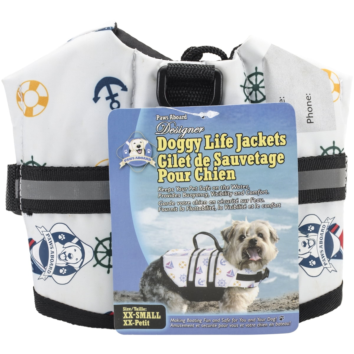 Paws Aboard Dog Life Jacket Vest for Swimming and Boating
